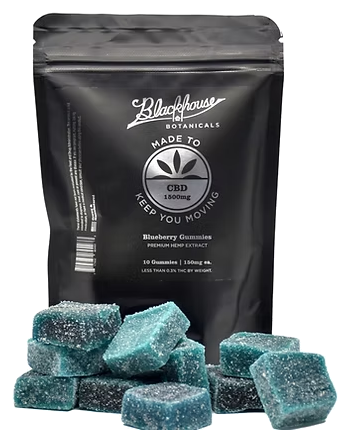 Blackhouse Botanicals Blueberry CBD Gummies