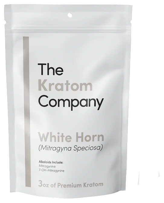 White Horn Kratom pouch